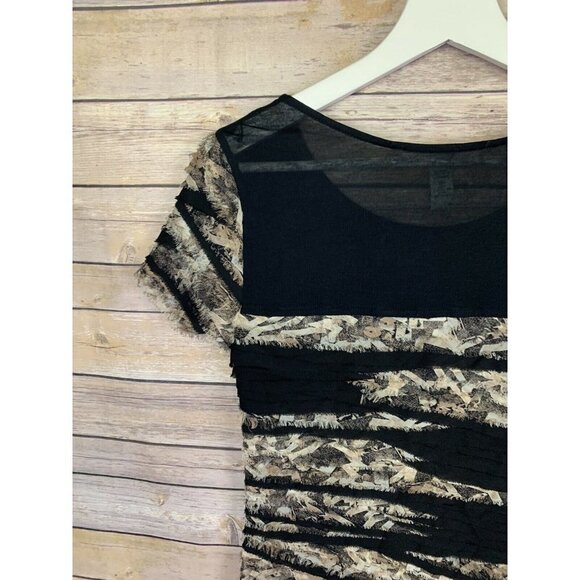 Diane Von Furstenberg Small Bodycon Dress Raw Hem - Picture 10 of 11